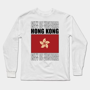 Flag of Hong Kong Special Administrative Region of the People's Republic of China Long Sleeve T-Shirt